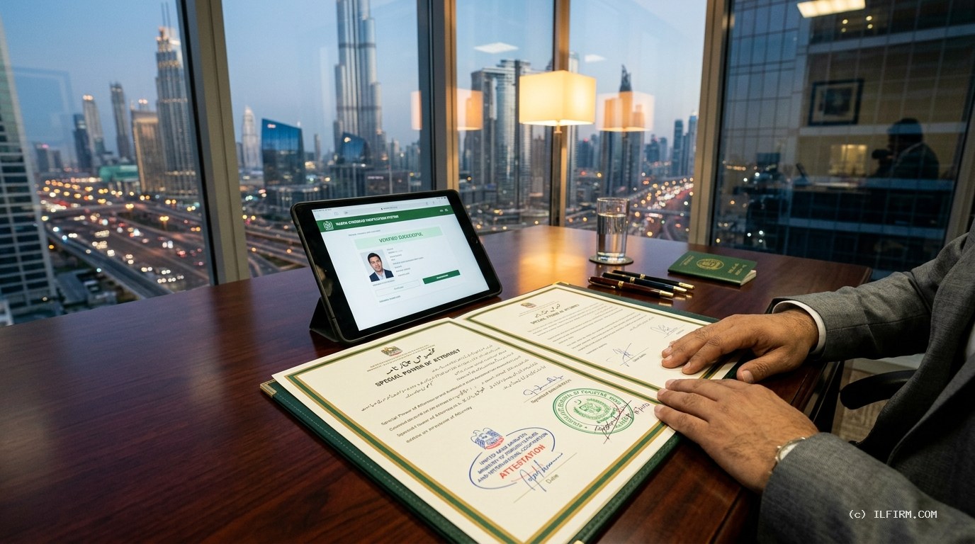 Remote Power of Attorney UAE Dubai MOFA Attestation and NADRA Digital Verification
